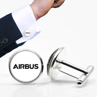 Thumbnail for Airbus & Text Designed Cuff Links