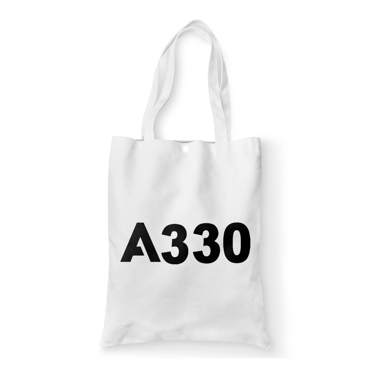 A330 Flat Text Designed Tote Bags