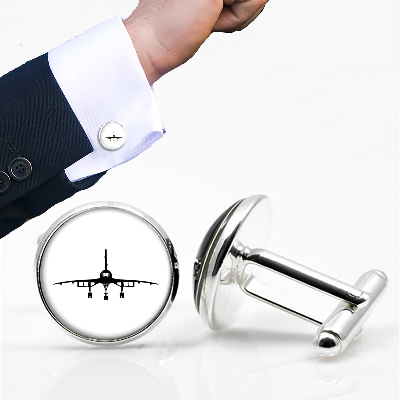 Concorde Silhouette Designed Cuff Links