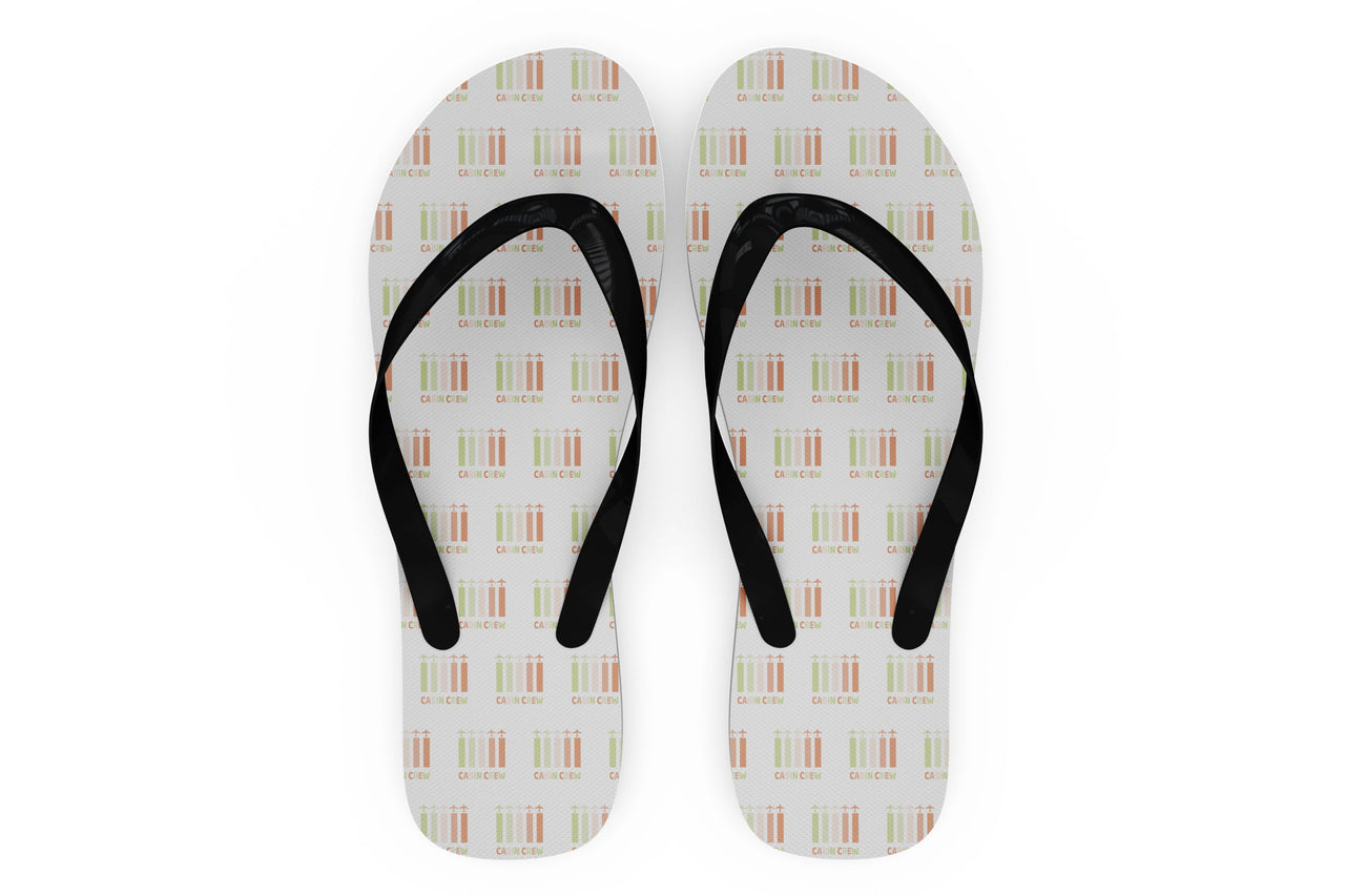 Colourful Cabin Crew Designed Slippers (Flip Flops)