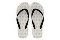Thumbnail for Colourful Cabin Crew Designed Slippers (Flip Flops)