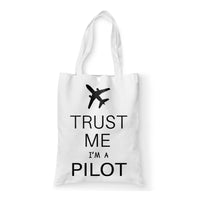 Thumbnail for Trust Me I'm a Pilot 2 Designed Tote Bags