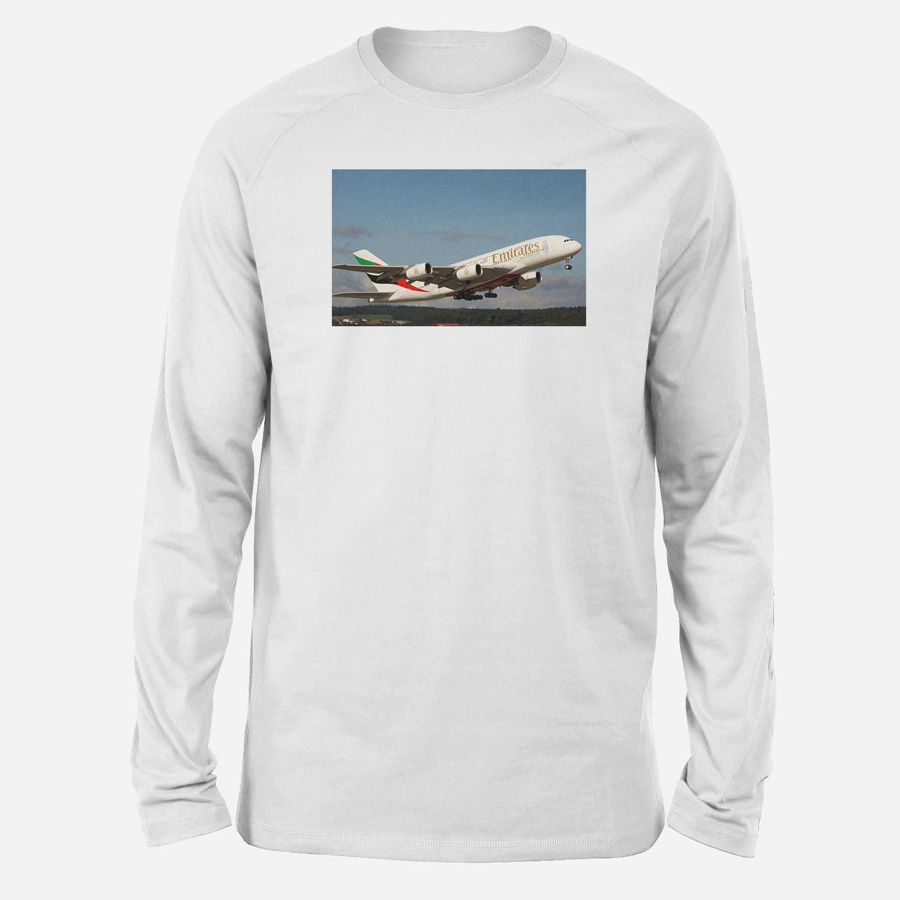 Departing Emirates A380 Designed Long-Sleeve T-Shirts