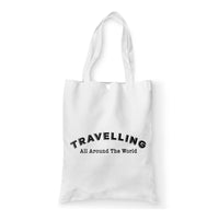 Thumbnail for Travelling All Around The World Designed Tote Bags