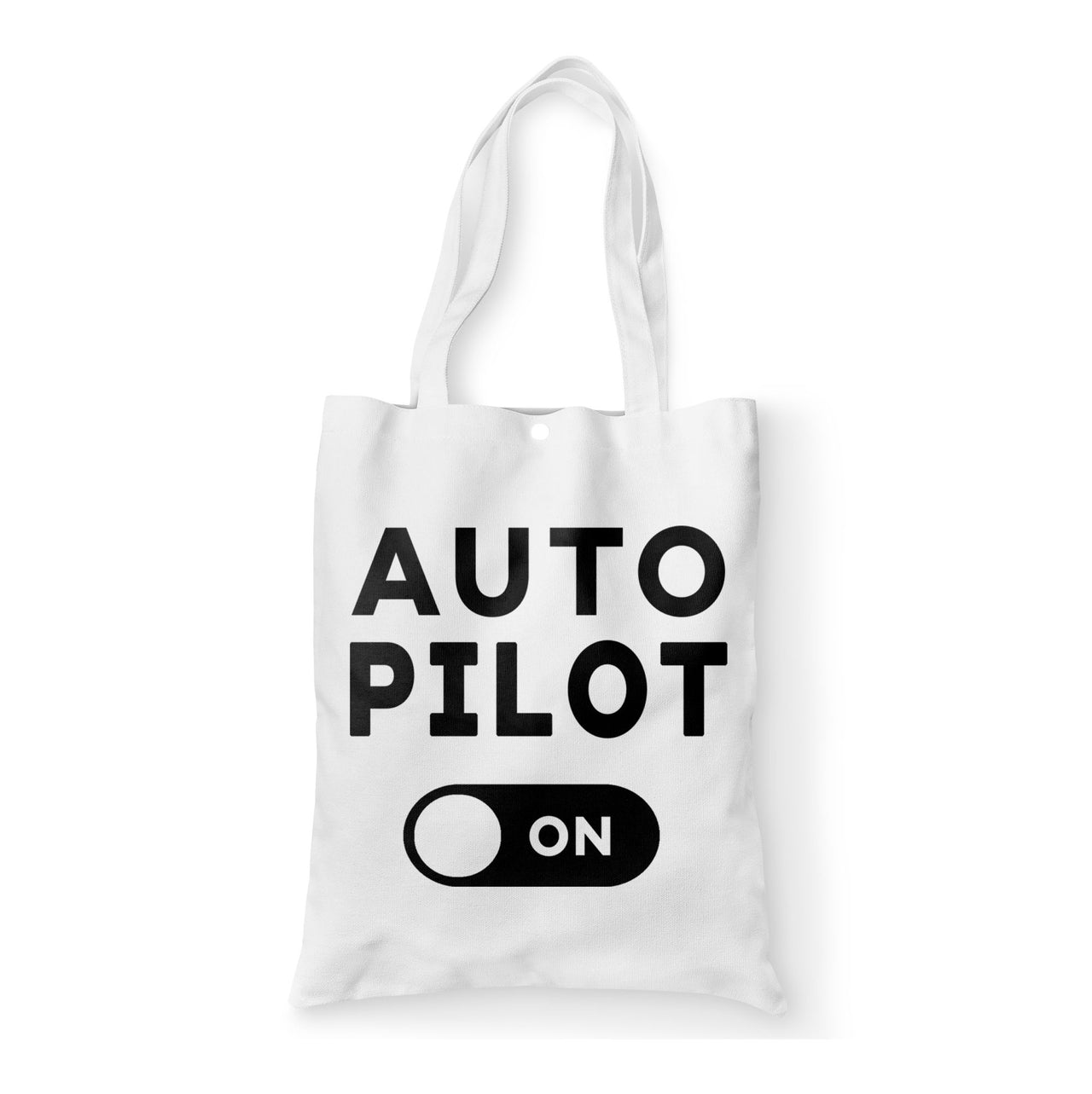 Auto Pilot ON Designed Tote Bags
