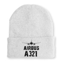 Thumbnail for Airbus A321 & Plane Embroidered Beanies