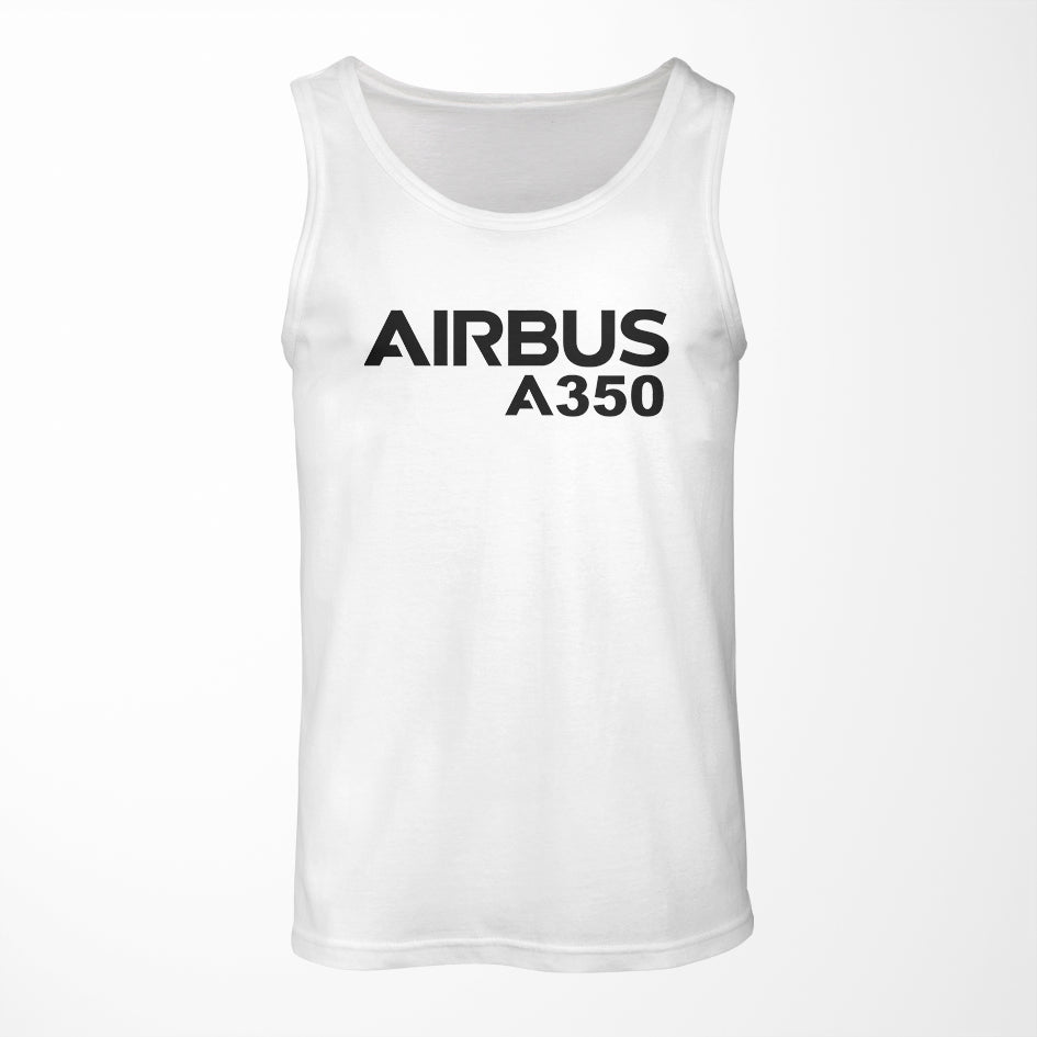 Airbus A350 & Text Designed Tank Tops