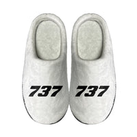 Thumbnail for 737 Flat Text Designed Cotton Slippers