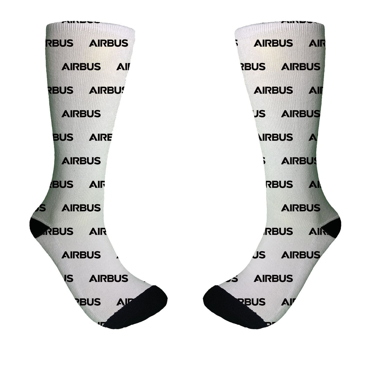 Airbus & Text Designed Socks