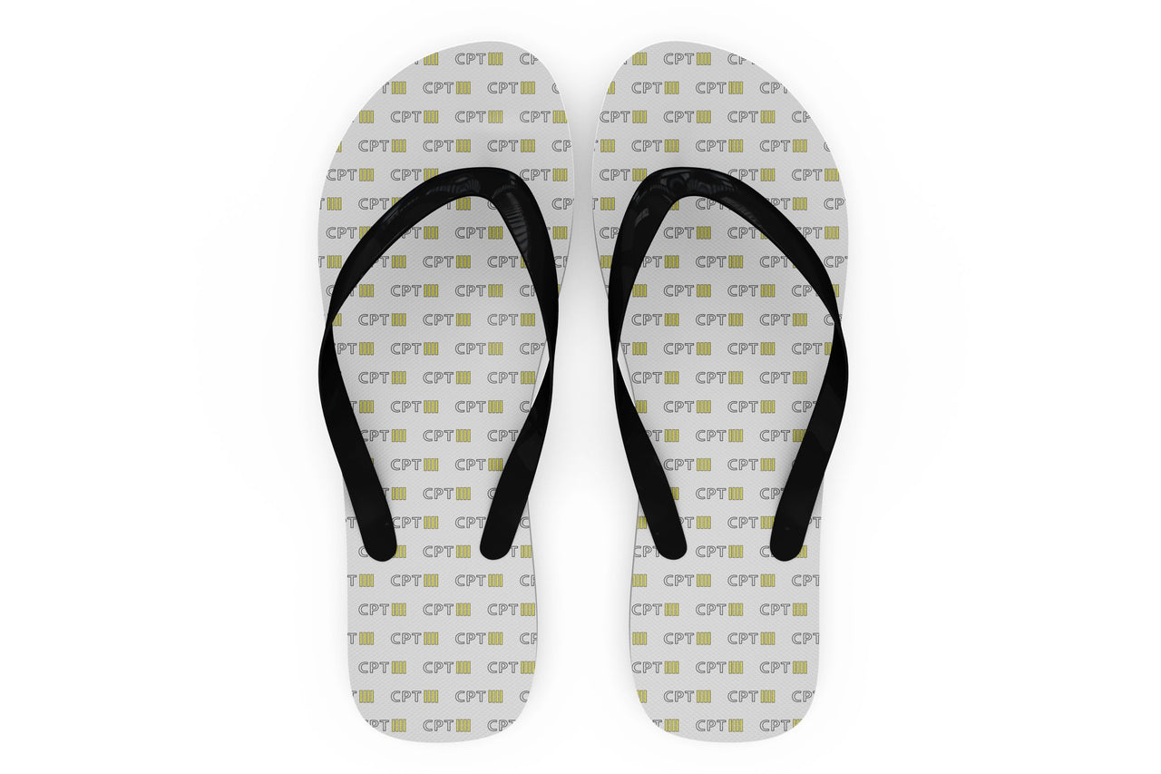 CPT & 4 Lines Designed Slippers (Flip Flops)