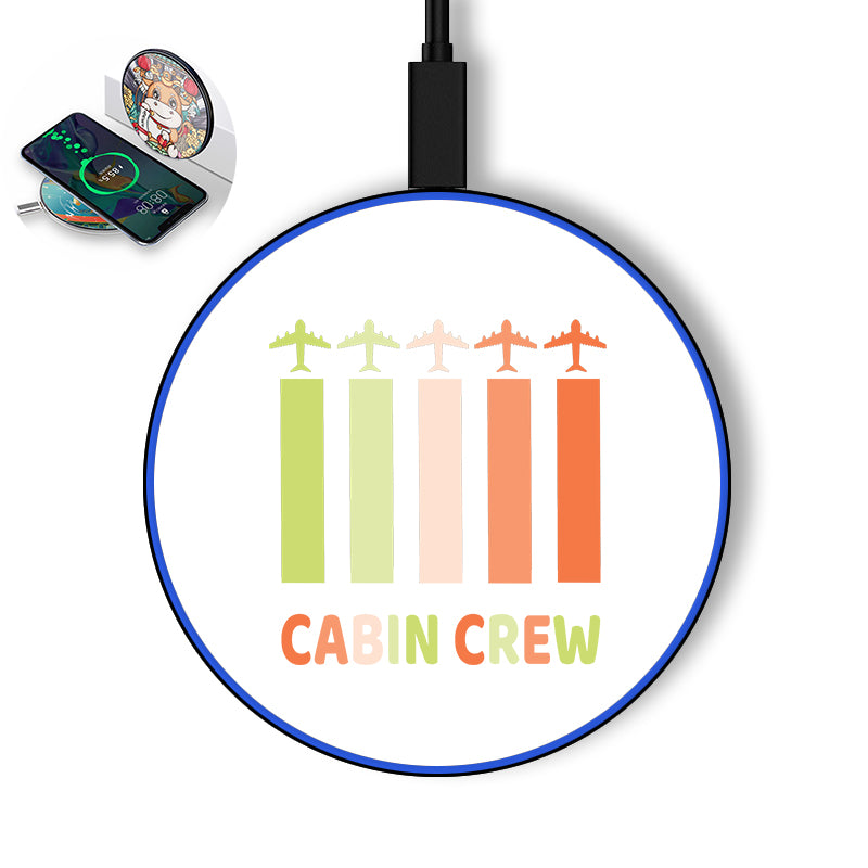 Colourful Cabin Crew Designed Wireless Chargers