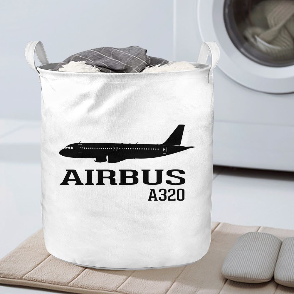 Airbus A320 Printed Designed Laundry Baskets