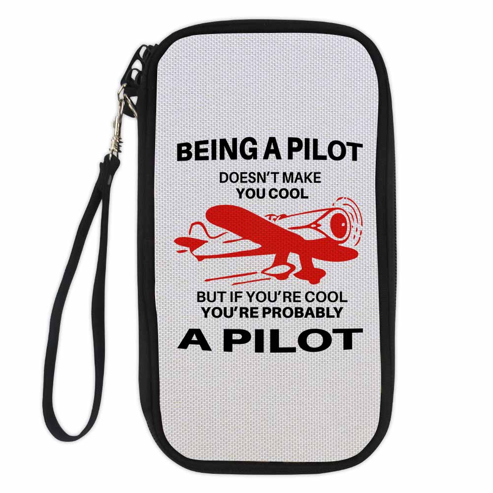 If You're Cool You're Probably a Pilot Designed Travel Cases & Wallets