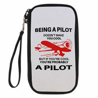 Thumbnail for If You're Cool You're Probably a Pilot Designed Travel Cases & Wallets