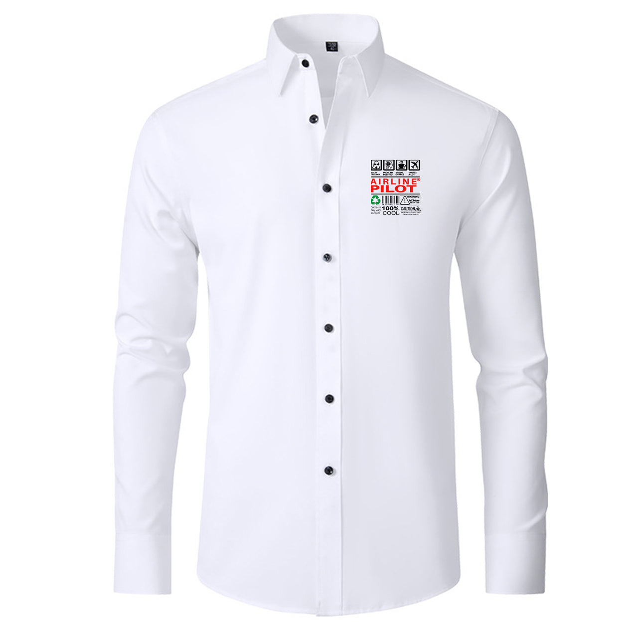 Airline Pilot Label Designed Long Sleeve Shirts