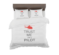 Thumbnail for Trust Me I'm a Pilot (Helicopter) Designed Bedding Sets