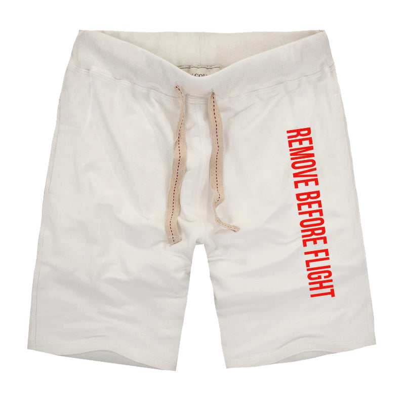 Remove Before Flight 2 Designed Cotton Shorts