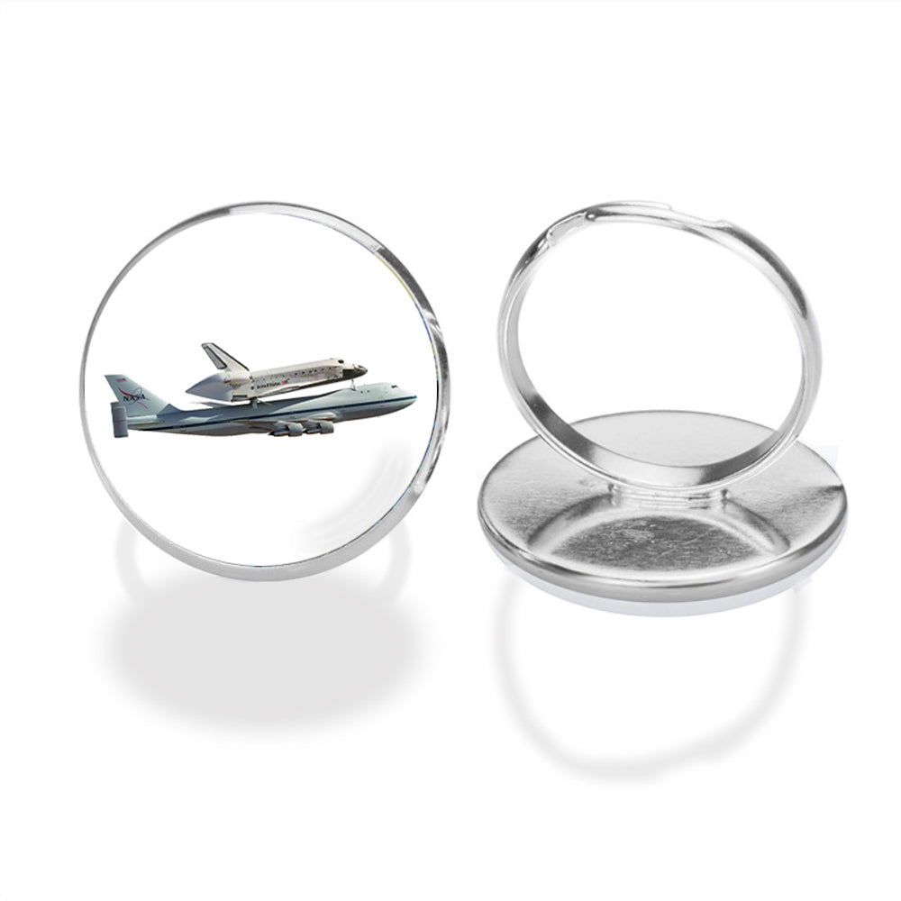 Space shuttle on 747 Designed Rings
