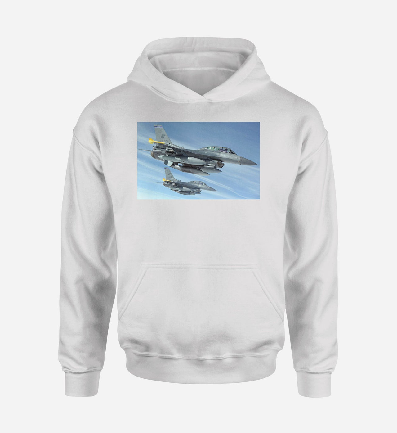 Two Fighting Falcon Designed Hoodies