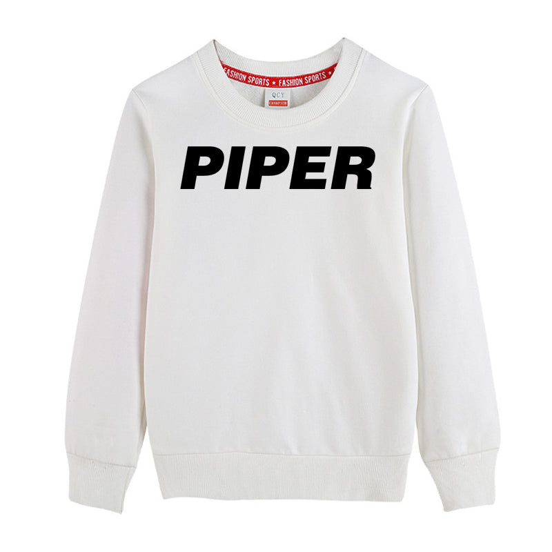 Piper & Text Designed "CHILDREN" Sweatshirts