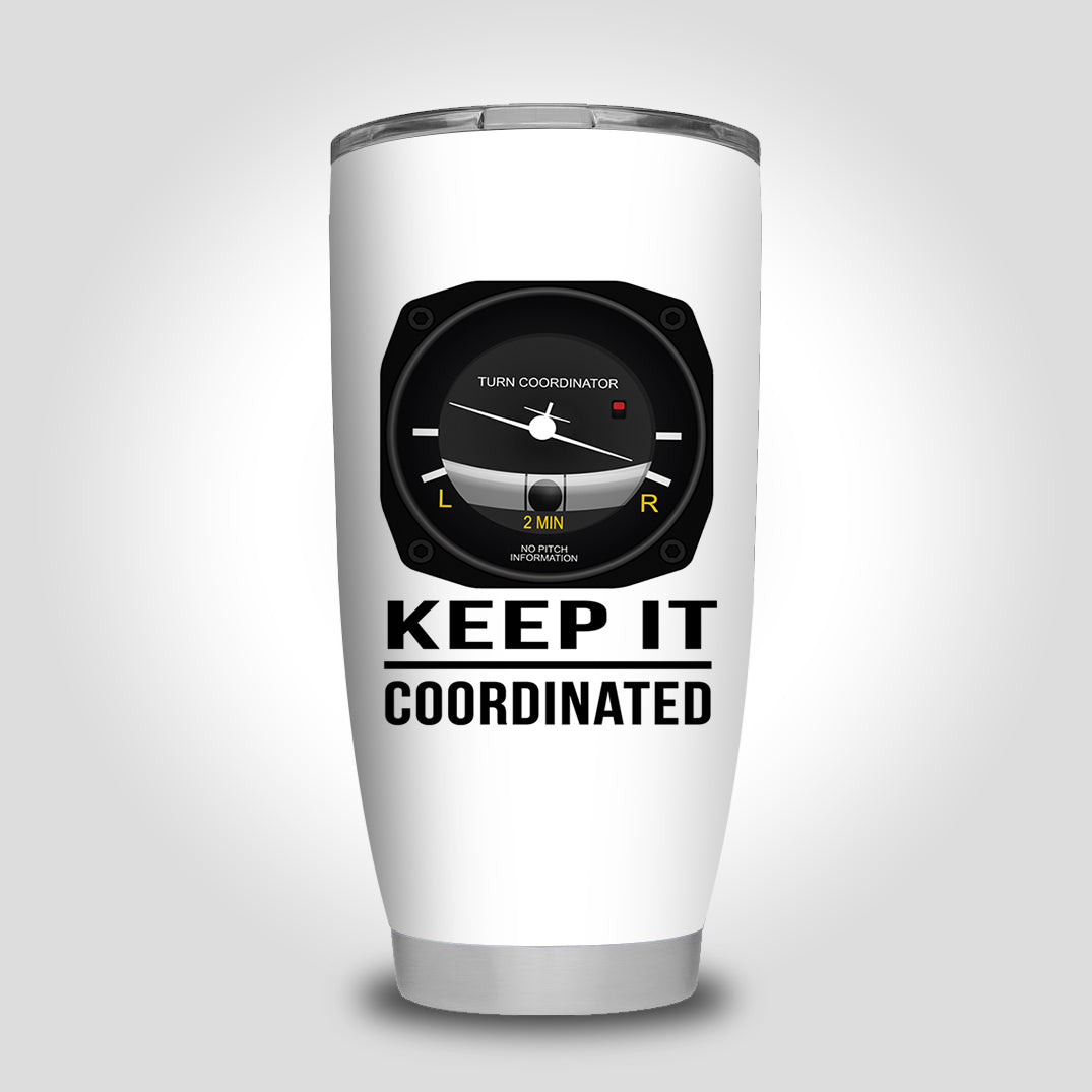 Keep It Coordinated Designed Tumbler Travel Mugs