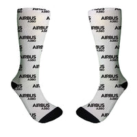 Thumbnail for Airbus A380 & Text Designed Socks