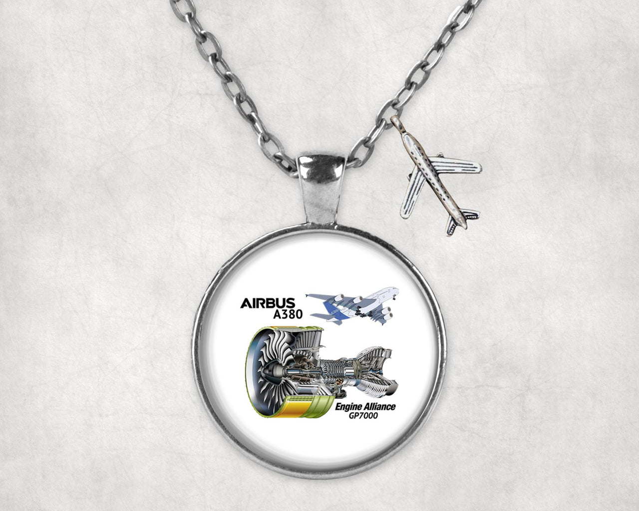Airbus A380 & GP7000 Engine Designed Necklaces