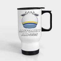 Thumbnail for Antonov AN-225 (20) Designed Travel Mugs (With Holder)