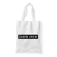 Thumbnail for Cabin Crew Text Designed Tote Bags