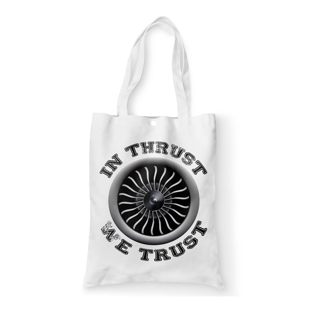 In Thrust We Trust (Vol 2) Designed Tote Bags