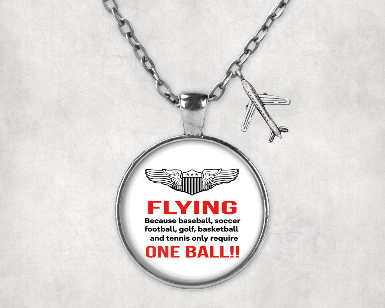Flying One Ball Designed Necklaces