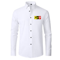 Thumbnail for Flat Colourful 737 Designed Long Sleeve Shirts