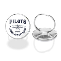 Thumbnail for Pilots Looking Down at People Since 1903 Designed Rings