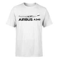 Thumbnail for The Airbus A340 Designed T-Shirts