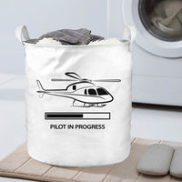 Thumbnail for Pilot In Progress (Helicopter) Designed Laundry Baskets