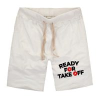 Thumbnail for Ready For Takeoff Designed Cotton Shorts