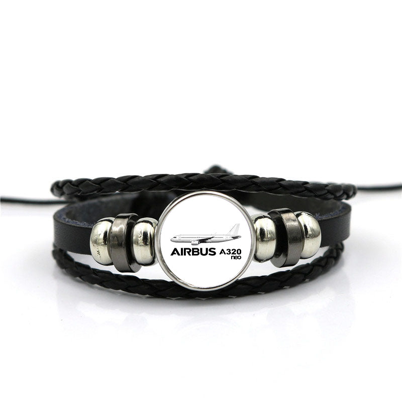 The Airbus A320Neo Designed Leather Bracelets