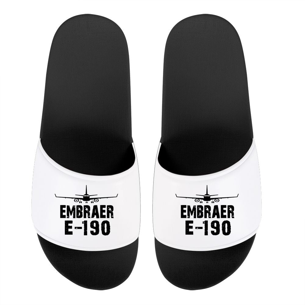 Embraer E-190 & Plane Designed Sport Slippers