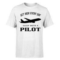 Thumbnail for Get High Every Day Sleep With A Pilot Designed T-Shirts