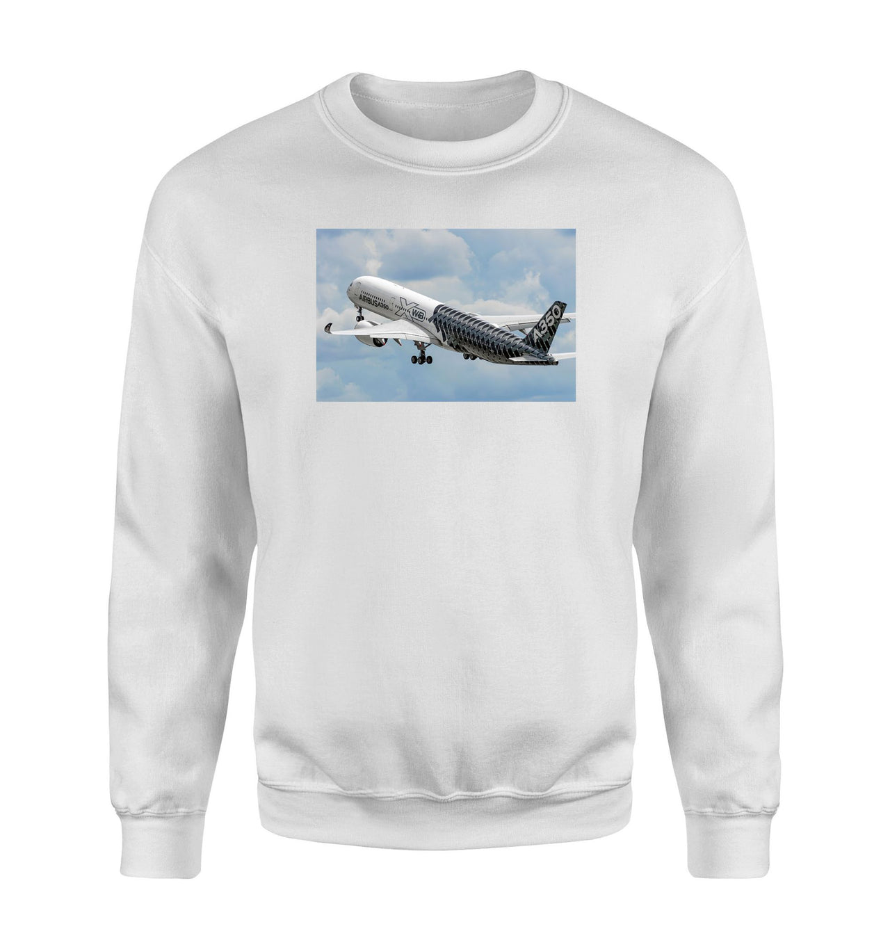 Departing Airbus A350 (Original Livery) Designed Sweatshirts
