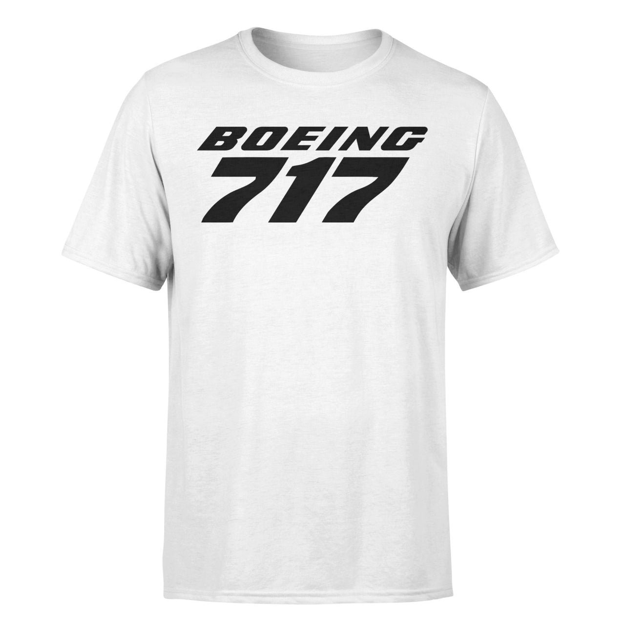Boeing 717 & Text Designed T-Shirts