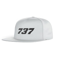 Thumbnail for 737 Flat Text Designed Snapback Caps & Hats
