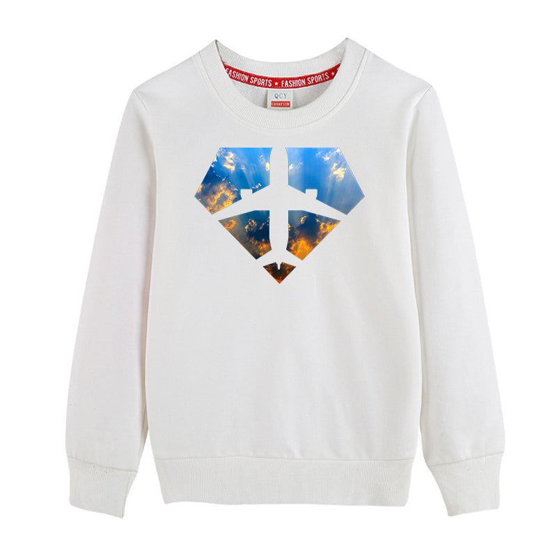 Supermen of The Skies (Sunrise) Designed "CHILDREN" Sweatshirts
