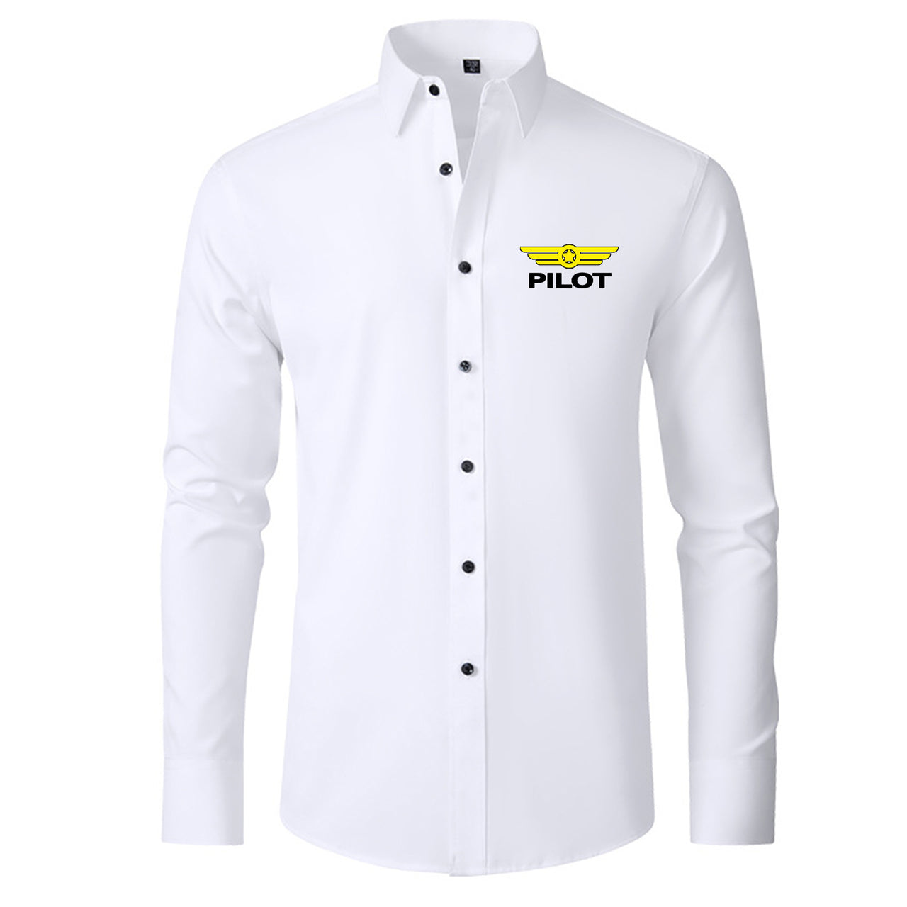 Pilot & Badge Designed Long Sleeve Shirts