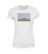Thumbnail for Boeing 747 Carrying Nasa's Space Shuttle Designed Women T-Shirts