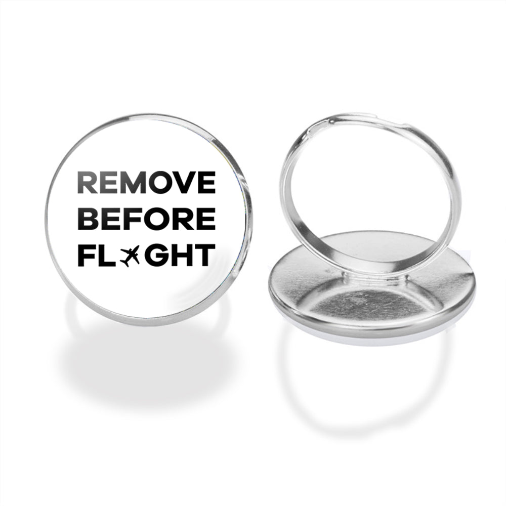 Remove Before Flight Designed Rings