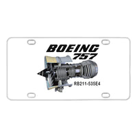 Thumbnail for Boeing 757 Metal License Plate - view 10