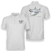 Thumbnail for Antonov AN-225 (29) Designed Double Side Polo T-Shirts