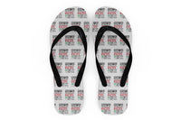 Thumbnail for Student Pilot Label Designed Slippers (Flip Flops)