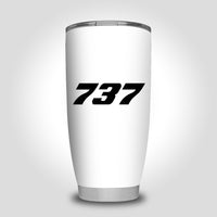 Thumbnail for 737 Flat Text Designed Tumbler Travel Mugs